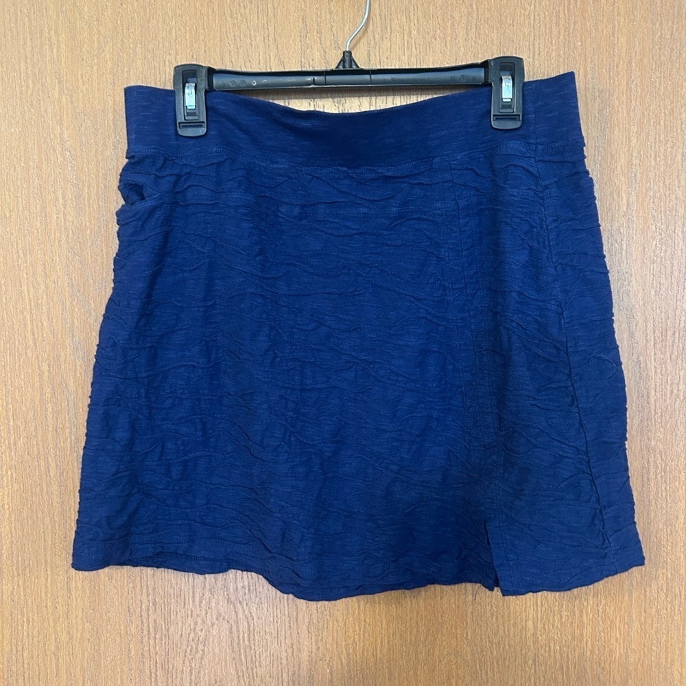 Toad & Co. Samba Wave Skirt Breton Blue Organic Cotton Large